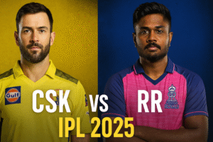 Chennai Super Kings(CSK ) vs Rajasthan Royals(RR) IPL 2025