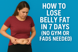 How to Lose Belly Fat in 7 Days (No Gym or Fads Needed)