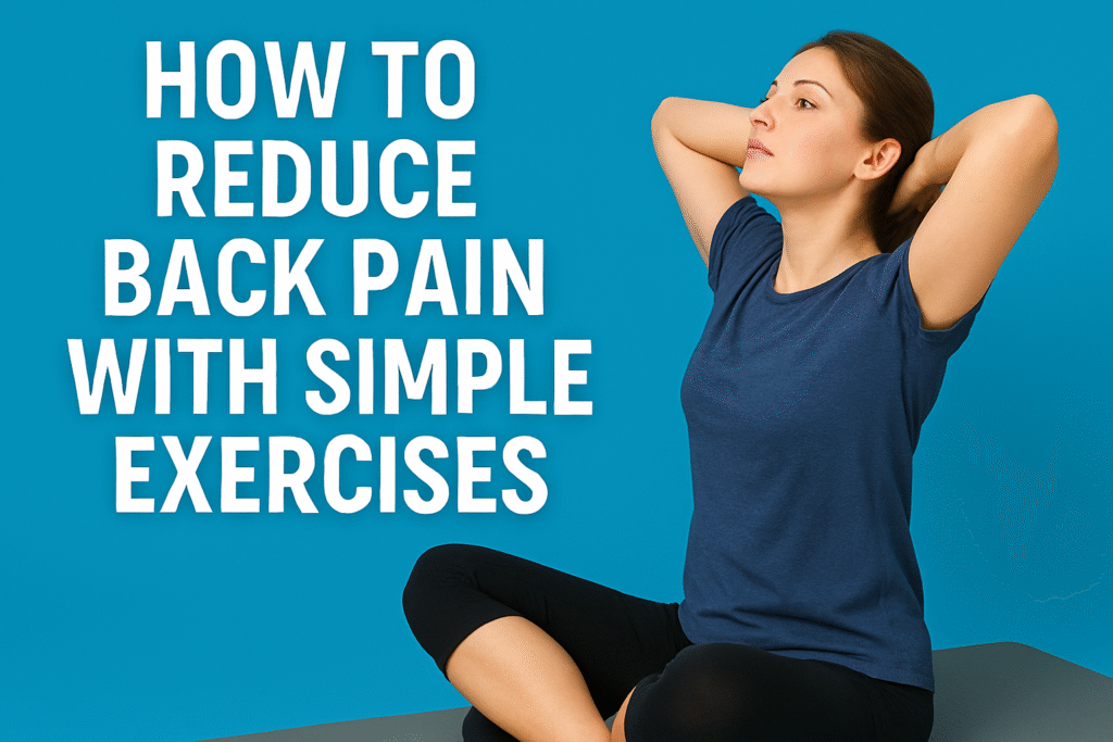How to Reduce Back Pain with Simple Exercises